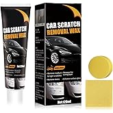 2026 New Scratch Remover for Vehicles, Car Scratch Repair Paste Car Scratch Remover Car Polishing Wax Scratchs Remover with Wipe and Sponge Cars Paint Scratchs Repair Kit for Deep Scratches (1)