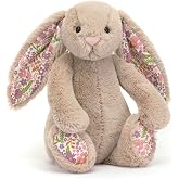 Beige Blossom Bunny 'Petal' by Jellycat SMALL 7 inches