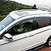 Kust yd314w Auto Window Rain Guards, Rain Guards for Car Window,Window Deflector Fit for 2016 2015 Crv Honda,Pack of 4 Pieces Chrome Windows Visors
