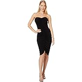 Norma Kamali Women's Strapless Shirred Front Dress to Knee