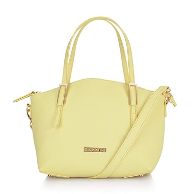 Caprese Livia Womens Satchel (Yellow)
