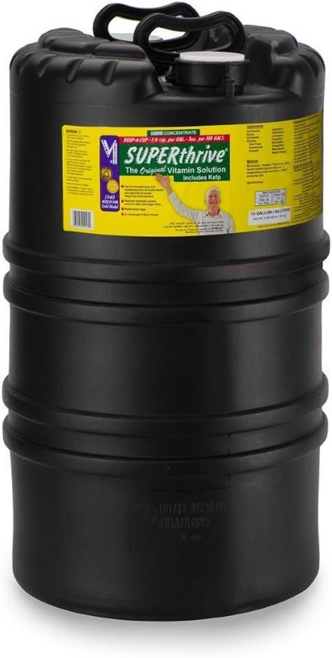 SUPERthrive ST15GALLON Original Vitamin Solution Liquid Concentrate 1ea/15gal, White