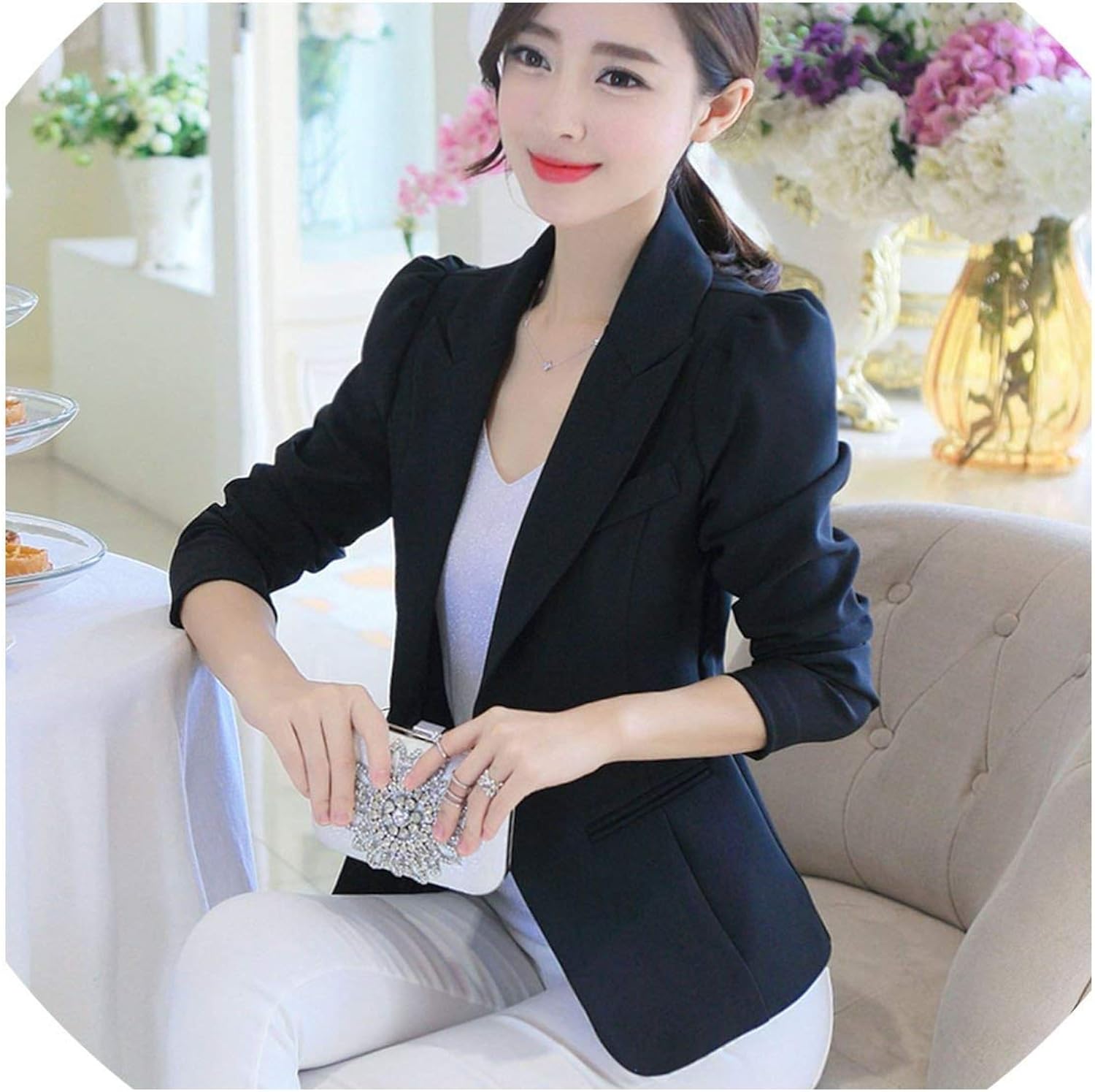 Slim Fit Women Formal Jackets Office 