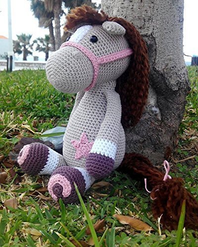 Caballo Amigurumi, caballo de peluche, regalo infantil, caballo a crochet, muñeco de