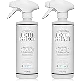 Hotel Essence Cleaner: Plant-Based Multi-Surface Cleaner & Odor Neutralizer, 16 oz, Leather, Cardamom, Lemon, Sandalwood, Cedarwood, Cinnamon, Vetiver, Amber, Musk, Iris, 16 Fl Oz (2)