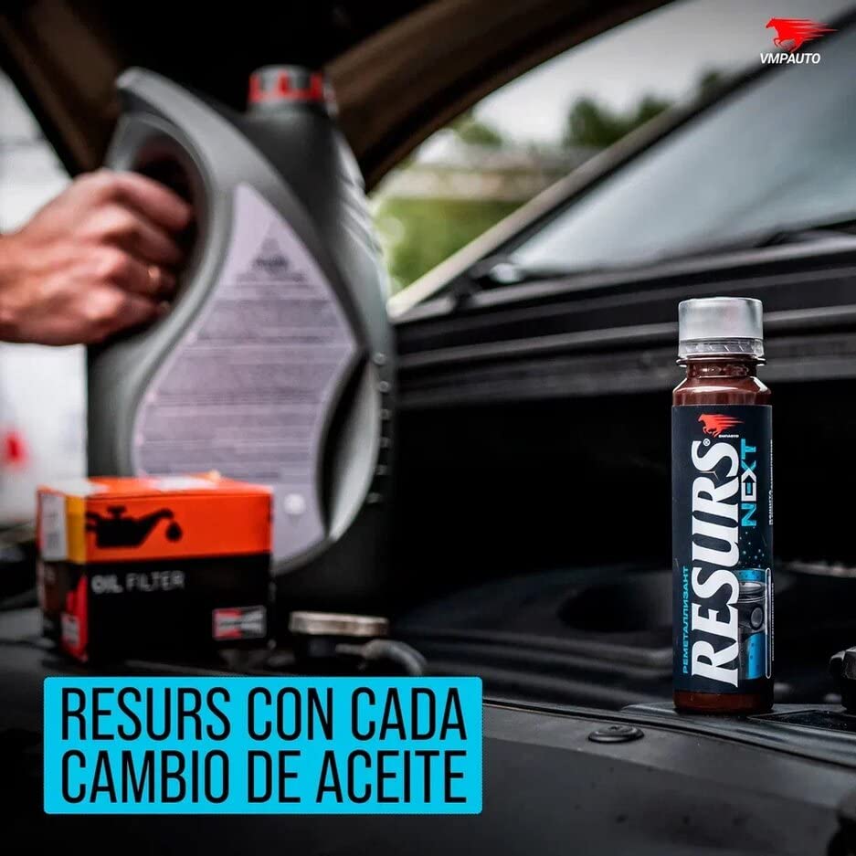 RESURS NEXT GENERATION OF REMETALIZER 75g. Oil Additive For Car Engine/Petrol/Diesel Engine/LPG