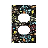 1 Gang Duplex Receptacle Switch Wall Plate Funny