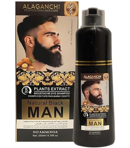 Amazon.com : MOKERU Professional Men's Mustache & Beard Black Hair