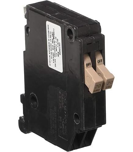 Eaton Corporation CH Twin CHNT2020 20 Amp Single Pole