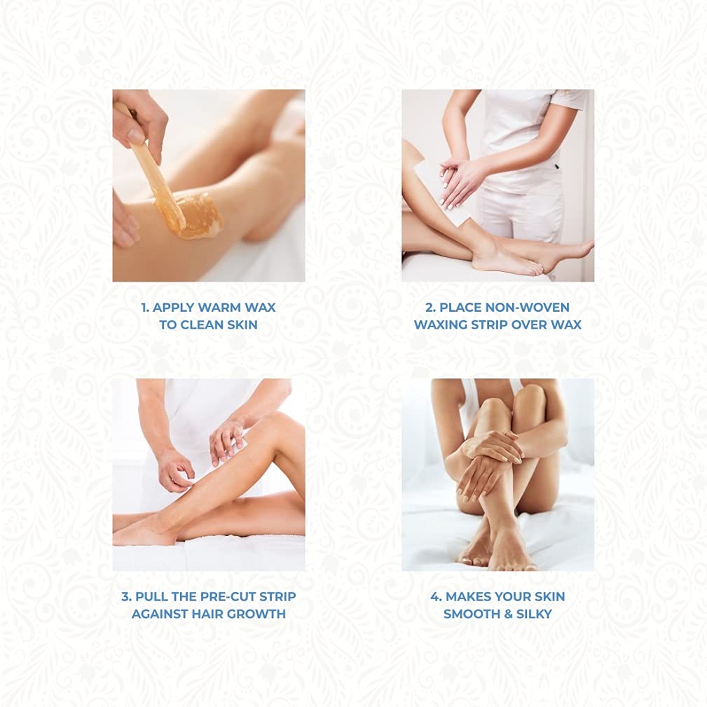 ForPro Professional Collection Non-Woven Epilating Strips, White, Tear-Resistant, Pre-Cut Strips For Hair Removal, 3