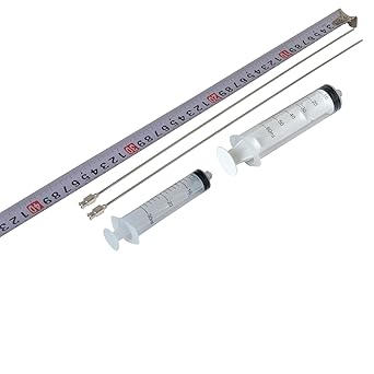 Griver Super Long Industrial Syringes With 14 Gauge 13 5 Inch Luer Lock Needle Tip Ideal For Aquarium Planting Dispensing And Industrial Fluid Sampling 2 Needle Length Of 13 5 Inch Amazon Com Industrial Scientific