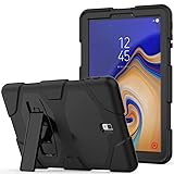SXcase Galaxy Tab S4 10.5 Case with Stand, Heavy Duty Rugged Shockproof Silicone