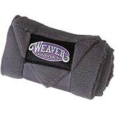 Weaver Livestock Sheep &amp; Goat Fleece Leg Wraps, Four-Pack, Steel