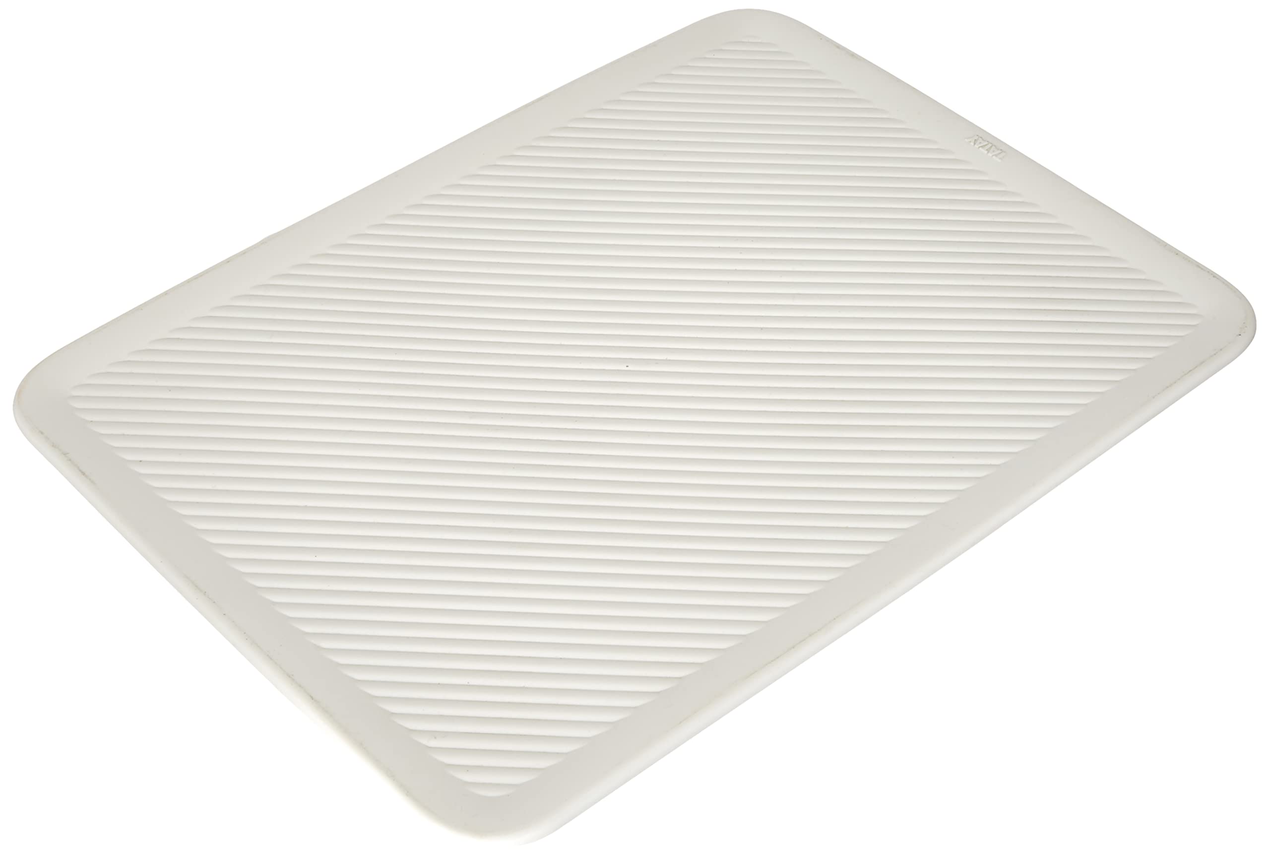TATAY Plastic Storage Basket Lid Baobab | Compatible with 15L & 22L Storage Boxes | Stable Design, Secure Stacking | BPA-Free Recycled Plastic | 30x39x0.7 cm, White