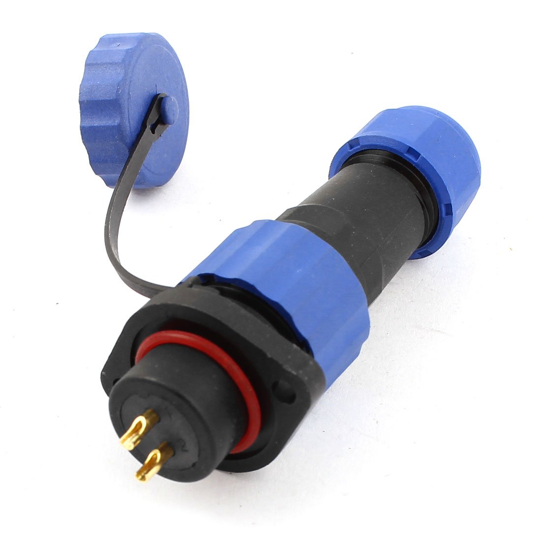 sourcing map SD16 16mm Flanged Waterproof Aviation Connector Socket IP68