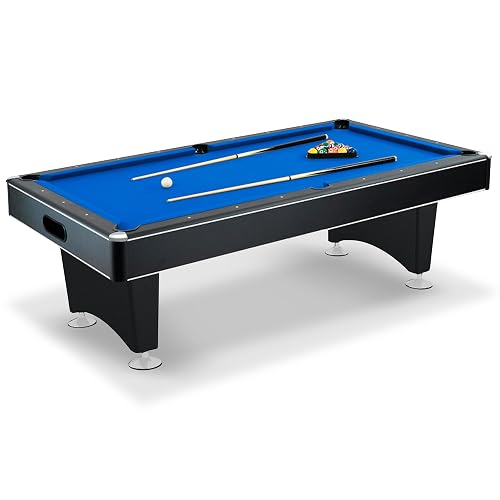 Hathaway Hustler 7ft Pool Table for Game Room – Billiard Table with ...