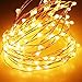 HaMi 33ft 100 LED Christmas Lights with Remote Control,Copper Wire Starry String Lights with UL Certified for Decorative Holiday Patio Garden - Warm White