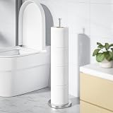 niffgaff Free-Standing Toilet Roll Holder, Stainless Steel, Modern Design view 6