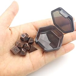 Haxtec Mini DND Dice Set 10mm Small Metal DND Dice