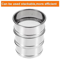 PATIKIL 20 Mesh Lab Sieve, 4" Diameter Test Sieve