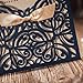 Wishmade Navy Blue Square Laser Cut Wedding Invitations Cards with Bowknot Lace Sleeve Cards Printable Kraft Paper for Engagement Birthday (pack of 50pcs)