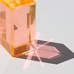Rainbow Crystal Acrylic Strip Blocks Rectangle