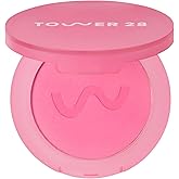 Tower 28 GetSet Matte Powder Blush for Cheeks - 12-Hour Setting Blush Powder for Smooth, Blurred Skin - Talc-Free, Sweat-Proof Face Blushes - Makeup for Sensitive Skin - Malibu Cooler (1.13 oz)