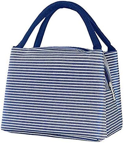 STORE77 Customized Waterproof Polyester Thermal Insulated Fruit/Lunch Bag with Zip and Outside Pocket; Portable Aluminium Foil Fordable Handbag (S Red)