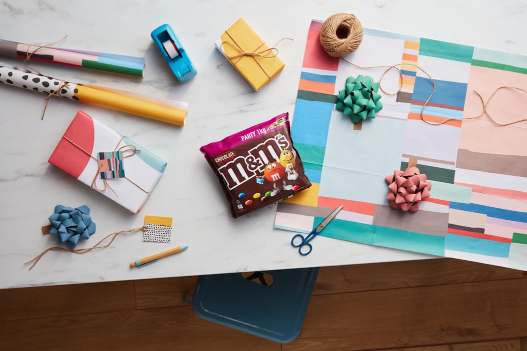 M&M’s Chocolate Großpackung Schokolade, Knackige Schokolinsen mit bunter Zuckerhülle als Süßigkeiten, Party-Mix, 1 x 800 g 7