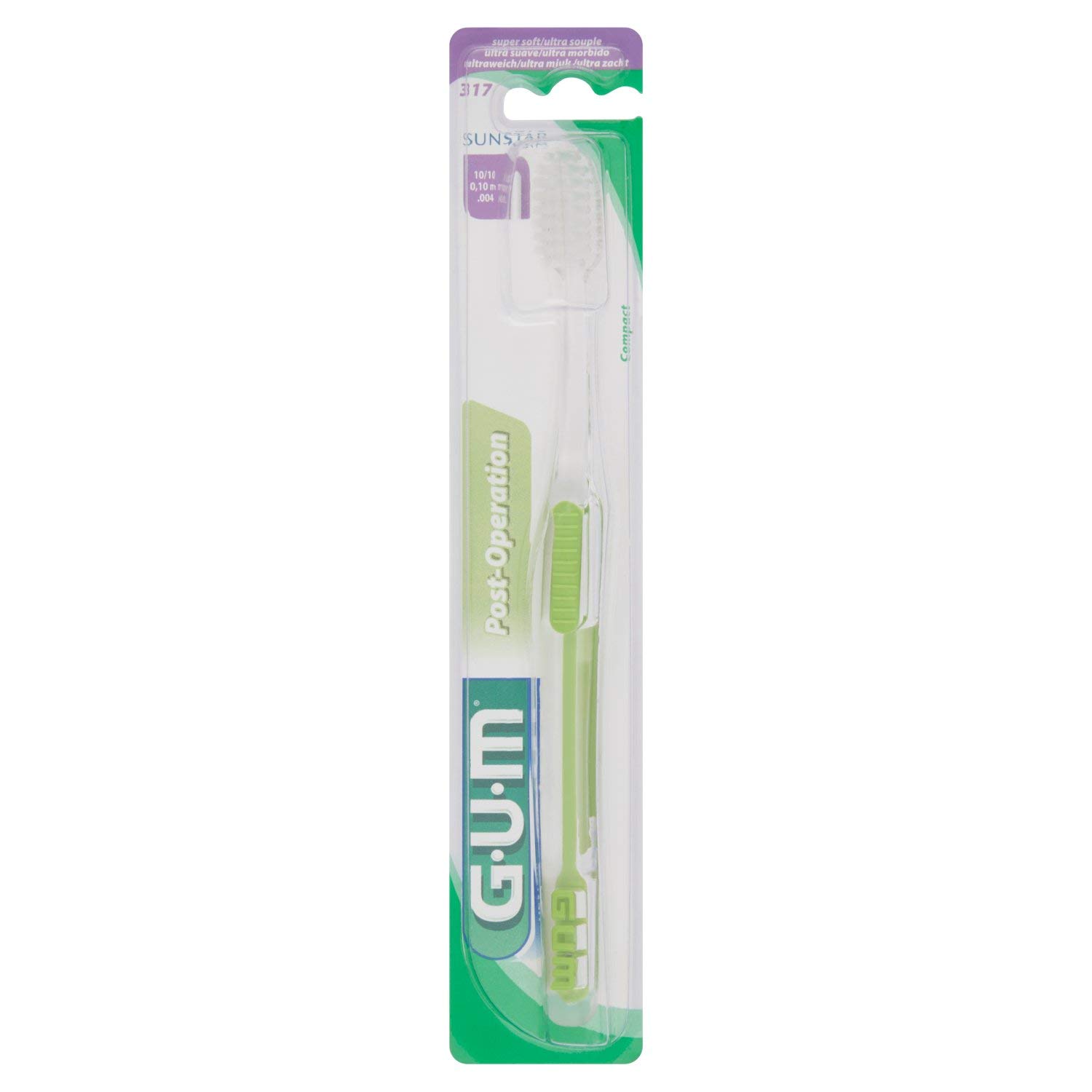 Gum Manual Toothbrushes, 0.06 kg, 0070942122511