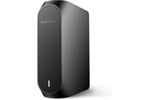UnionSine 4TB 3.5" External Hard Drive USB3.2Gen2 Type-C HDD Storage Compatible for PC, Desktop, Laptop,TV(Black) HD3510