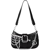 Y2K Purse Coquette Aesthetic Shoulder Bag with Chain Strap, Cute Handbag for Women