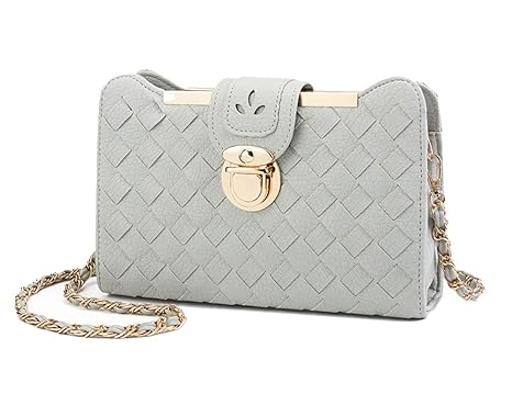 YQueen YQueen Womens Handbags Purses Ladies Satchel Shoulder Evening Tote Bag (Gray)