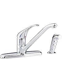 American Standard 4205.001.002 Reliant Single-Control Kitchen Faucet with Cast Brass Spout and Metal Lever Handle...