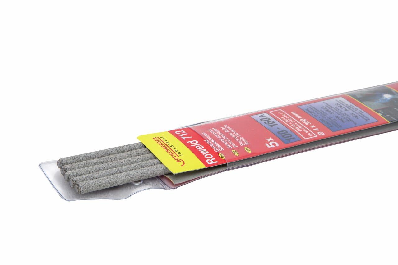 Rutile steel electrodes, Roweld 712, Γ 4 mm; Lenght: 350mm, 5 pieces