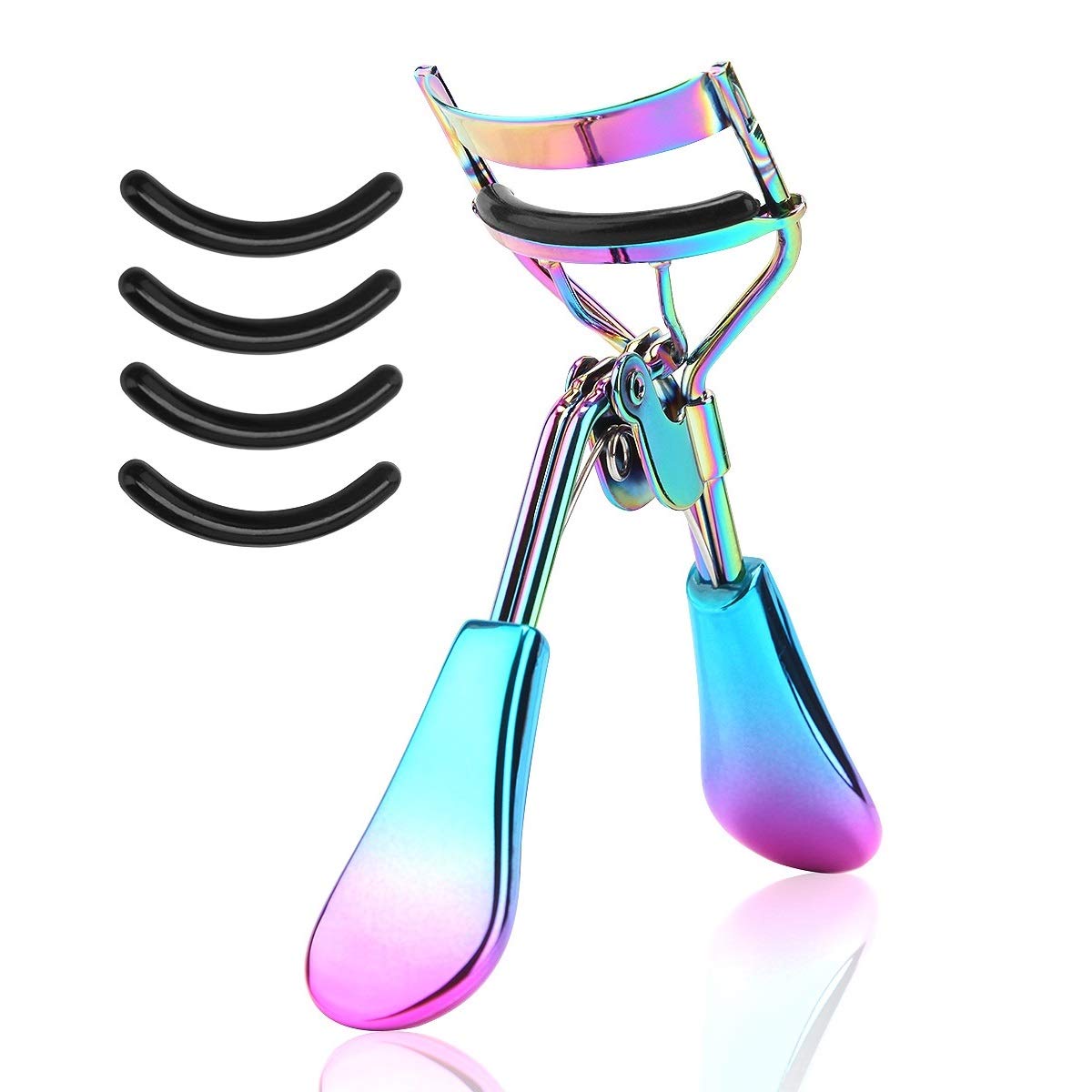 Eyelash Curler with 4pcs Refill Pads Pro Lash Curler with