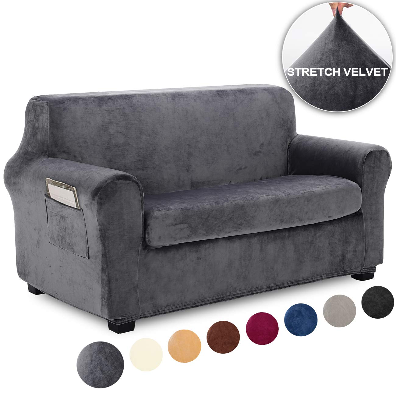 Best Purple Velvet Sofa Cover