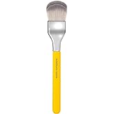 Bdellium Tools Professional Makeup Brush - Studio Series 952 Small Rounded Double Dome Blender - With Soft Synthetic Fibers, For Application & Blending (Yellow, 1pc)