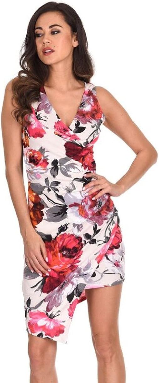 ax paris grey floral dress