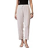 Ada Indian Hand Embroidered Chikankari White Viscose Georgette Palazzo Pant for Women A711178