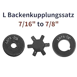 uxcell 7/16" to 7/8" L075 Flexible 3-Piece L-Jaw