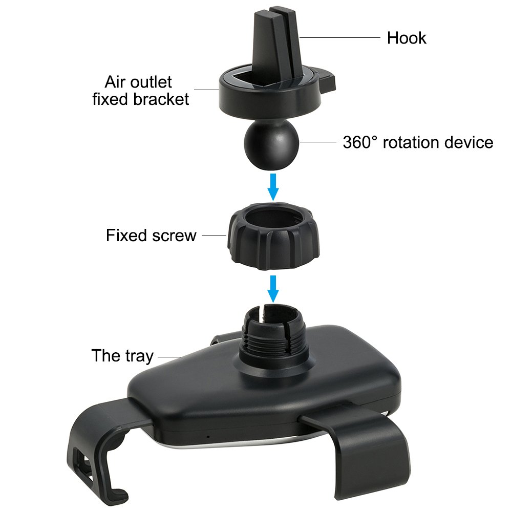 Note 8 Green House Air Vent Car Mount Phone Holder for IPhone 8/8 Plus