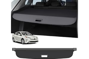 ZZEQYG Cargo Cover for 2016-2023 Toyota Prius Accessories Retractable Trunk Security Shield Shade Privacy Screen (Canvas)