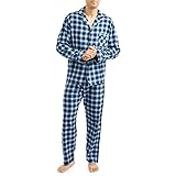 Hanes Men's 100% Cotton Flannel Plaid Pajama Top