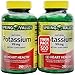 Spring Valley Potassium 99 mg from Potassium Gluconate 595 mg (2 Bottles of 250 Caplets)