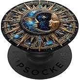 Celestial Sun Stars Moon PopSockets Adhesive PopGrip