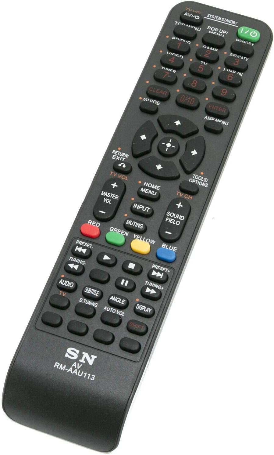 Replacement Remote Control RMAAU113 Replace Remote Fit for Sony Home Theater System