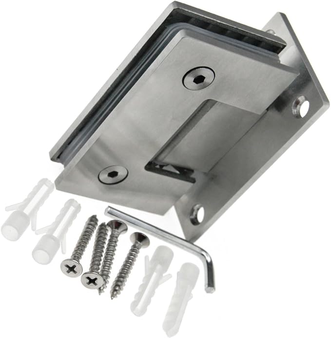 Bracket Frameless Wall to Glass Shower Door Hinge Wall