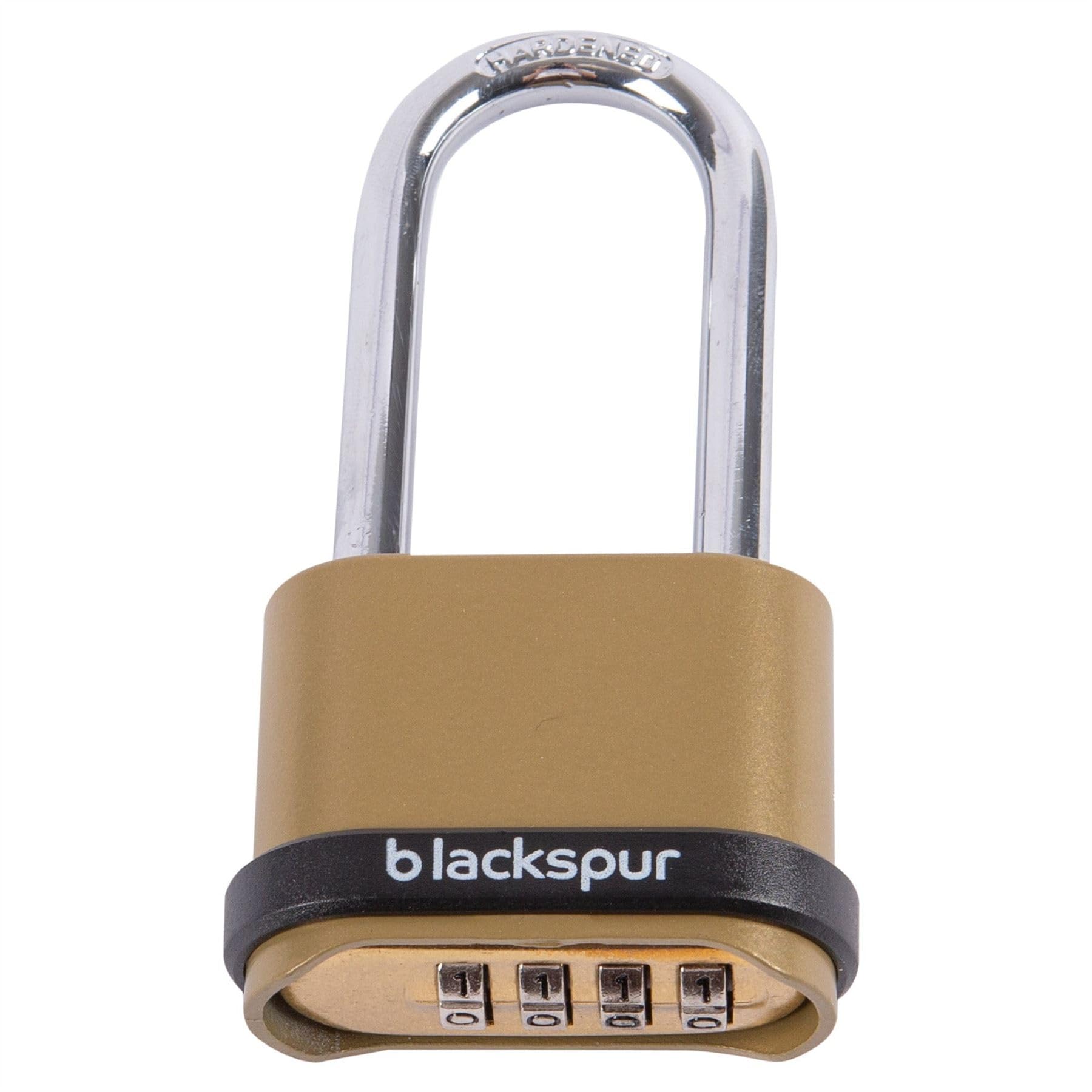 Blackspur BB-PD202 Long Shackle Padlock, Multi, 15.19 x 7.8 x 2.79 cm
