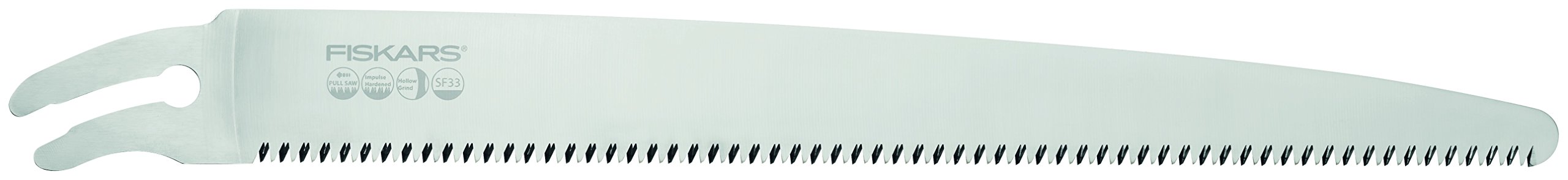 Original Fiskars straight saw blade for professional handsaws SW 240 and SW 330, blade length: 33 cm, high-quality steel, SF33, 1020197
